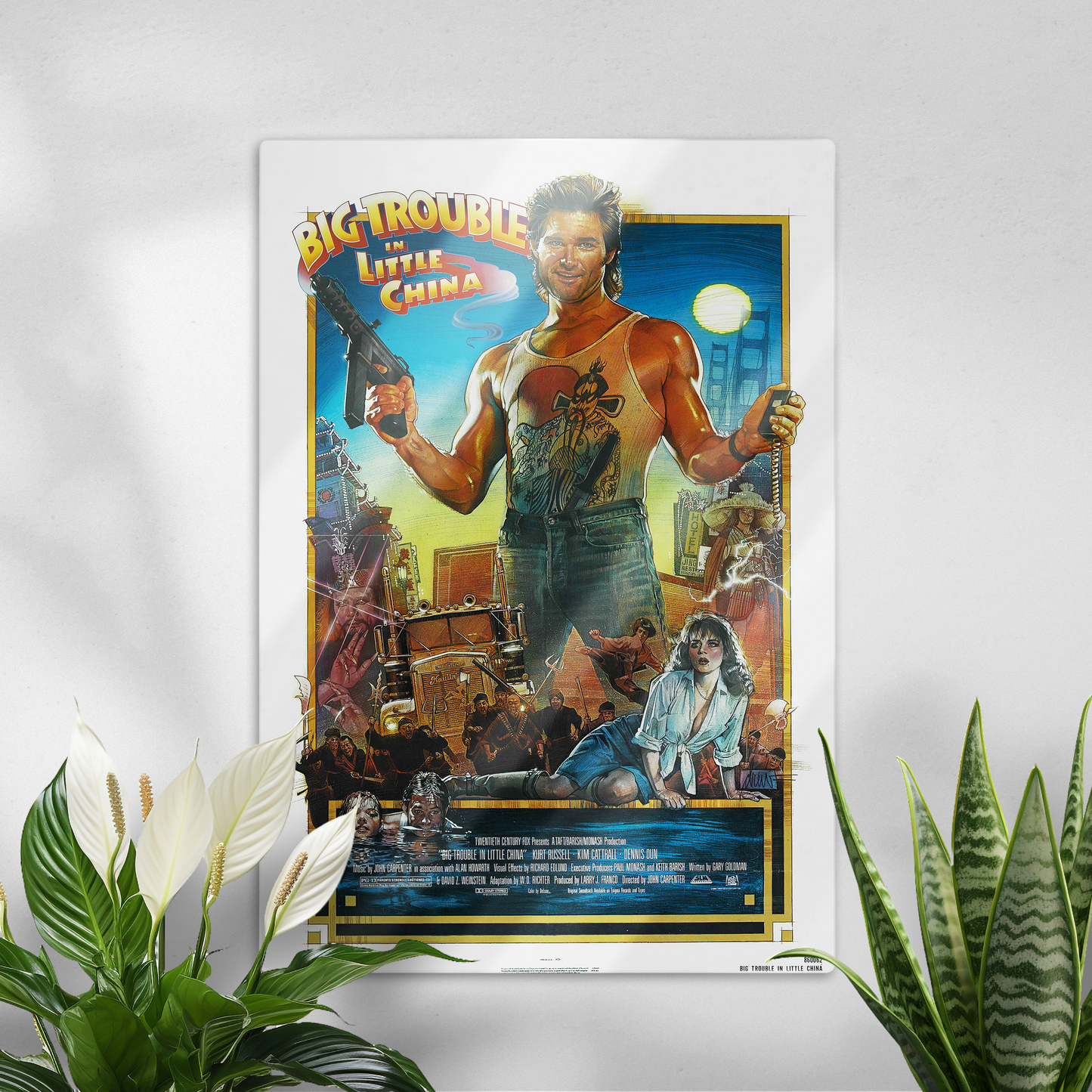 Poster en acrilico - Rescate en el Barrio Chino / Pelicula
