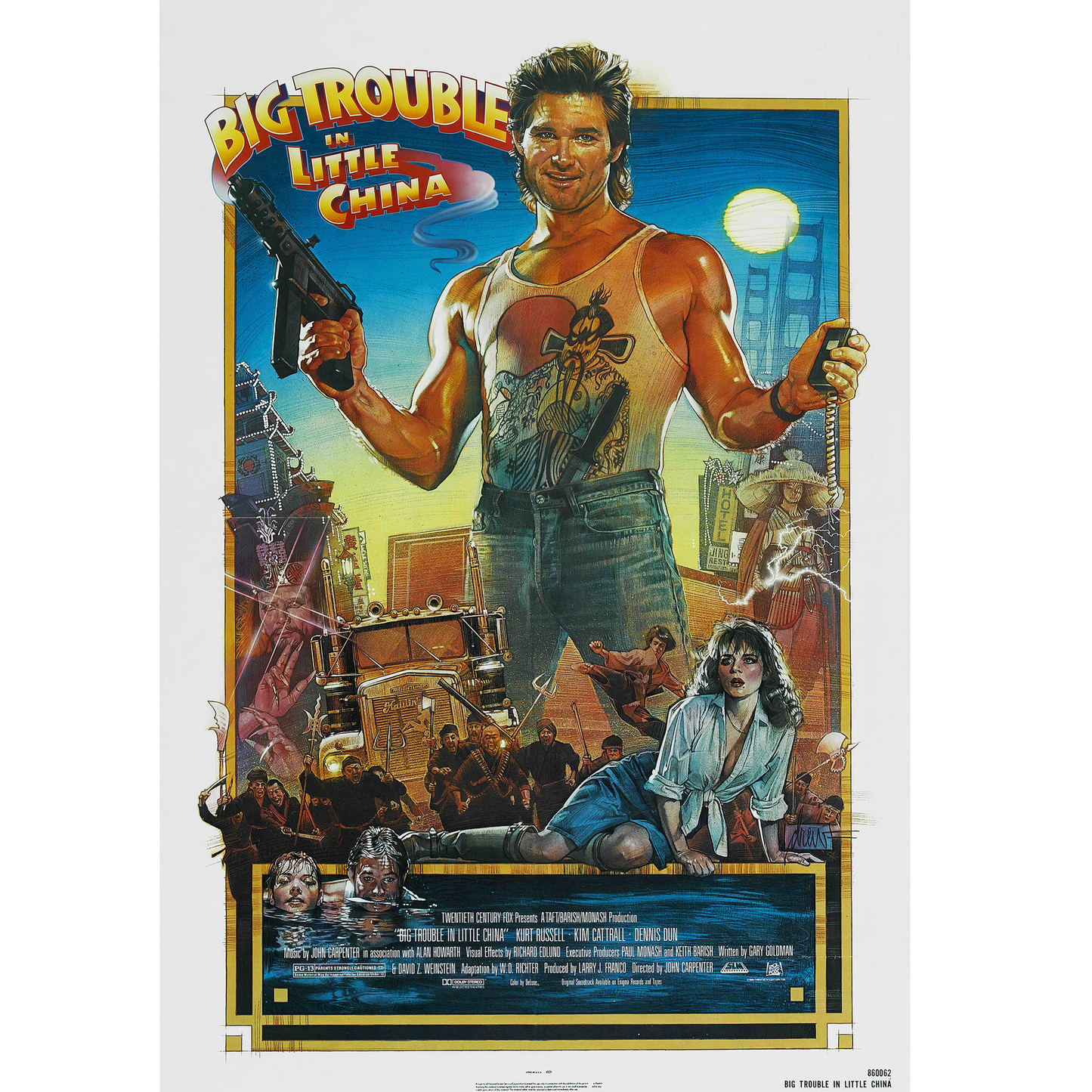 Poster en acrilico - Rescate en el Barrio Chino / Pelicula