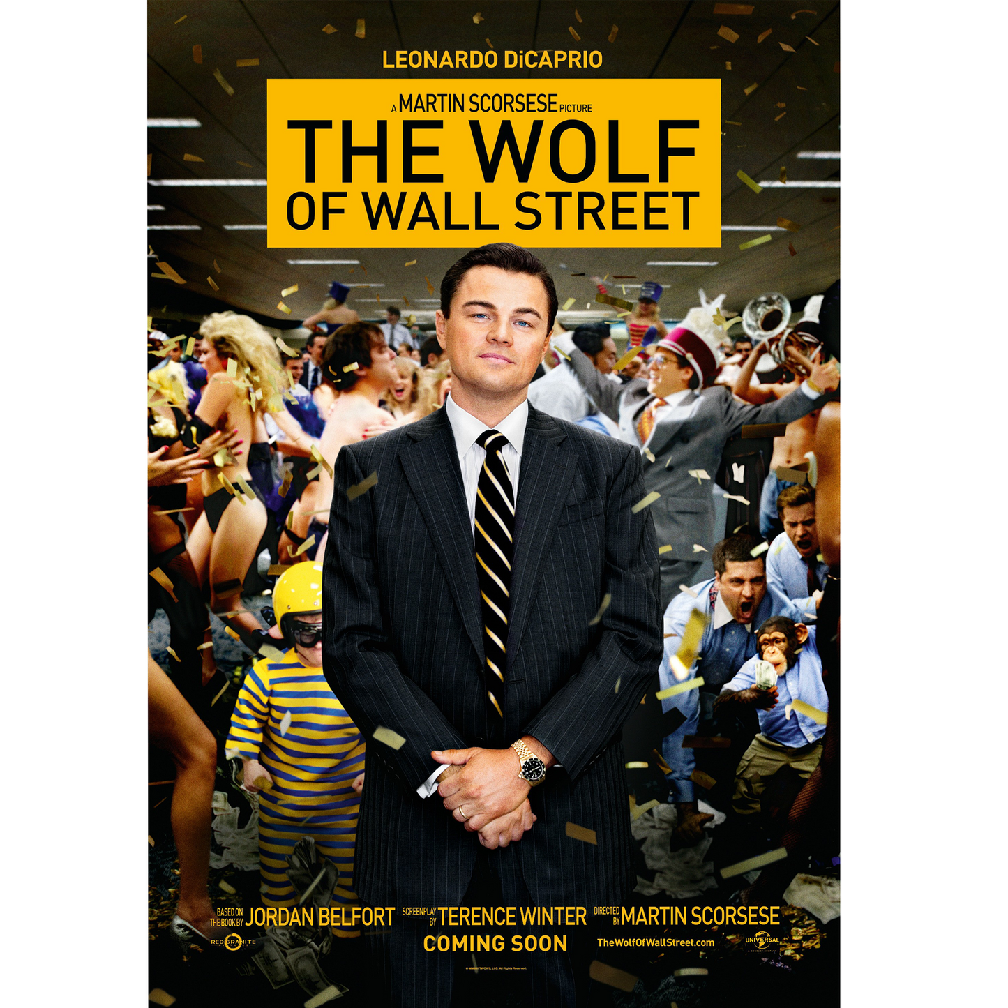 Poster en acrilico - El Lobo de Wallstreet / Pelicula