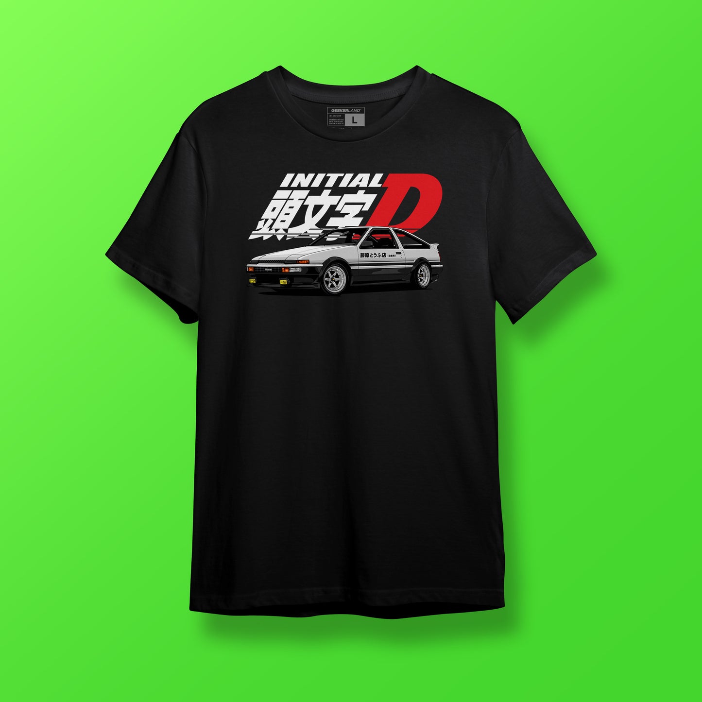 Camiseta Initial D AE86 diseño drift
Polo geek Initial D estampado full color