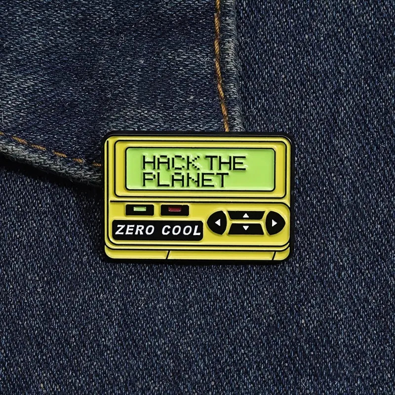 Pin Metálico - Hack the planet Beeper