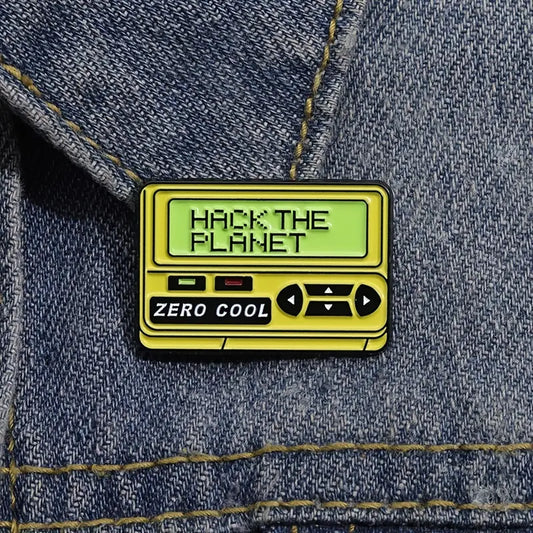 Pin Metálico - Hack the planet Beeper