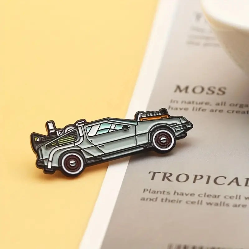 Pin Metálico - Delorean BTF Side