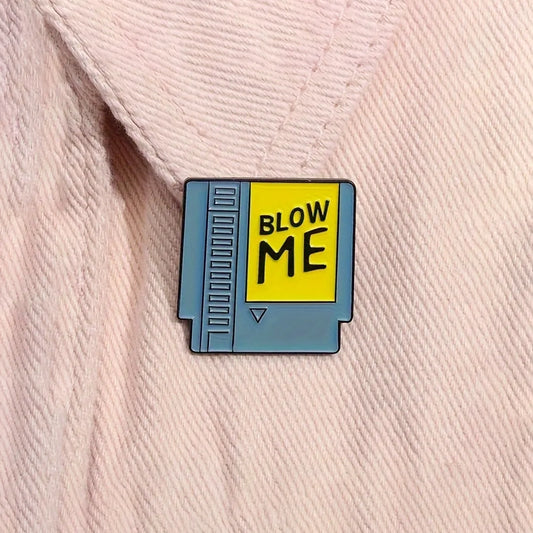 Pin Metálico - Blow Me Nintendo game