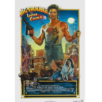 Poster en acrilico - Rescate en el Barrio Chino / Pelicula