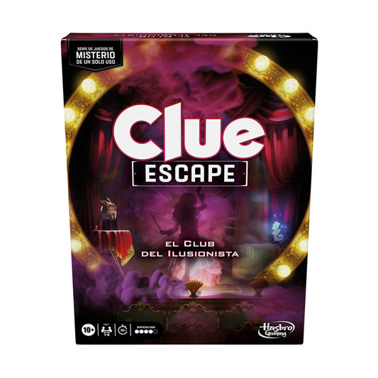 Juego de Mesa Hasbro Gaming Clue Escape El Club del Ilusionista