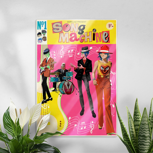 Poster en acrilico - Gorillaz / Musica