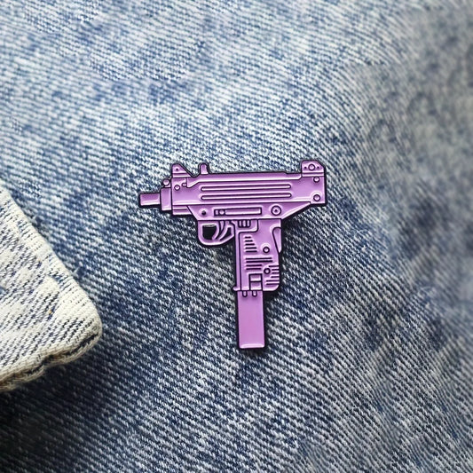 Pin Metálico - Pink UZI