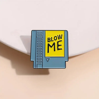 Pin Metálico - Blow Me Nintendo game