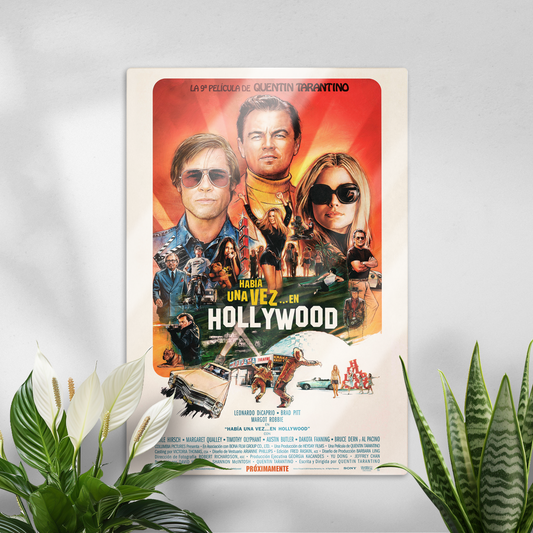 Poster en acrilico - Había una vez en Hollywood / Pelicula