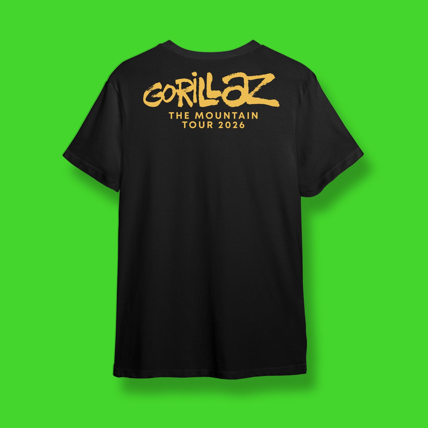 Camiseta Gorillaz The Mountain Tour 2026 – Edición Coleccionista | Polo Geek 100% Algodón