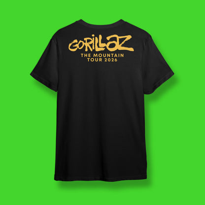 Camiseta Gorillaz The Mountain Tour 2026 – Edición Coleccionista | Polo Geek 100% Algodón