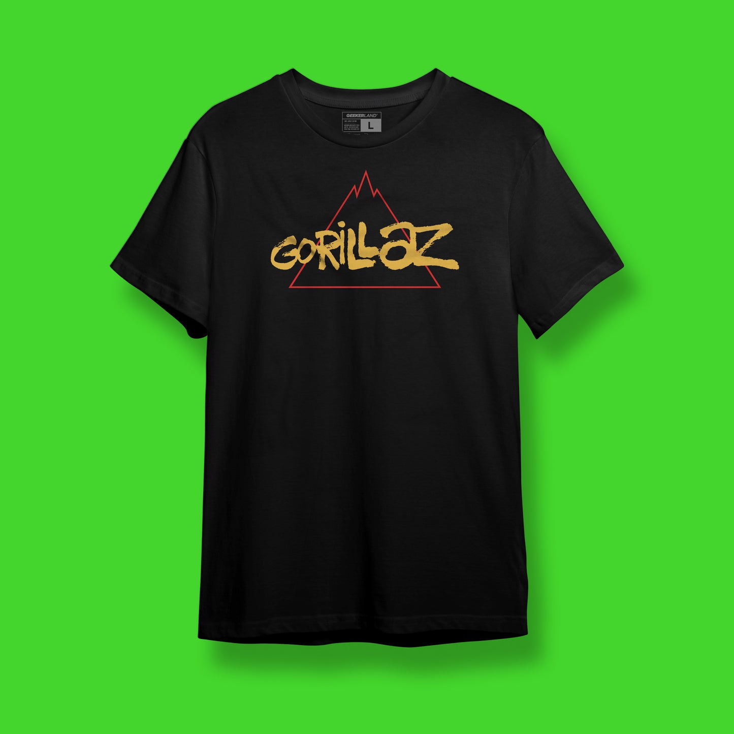 Camiseta Gorillaz Logo Minimal – Streetwear Edition | Polo Geek Algodón 100%