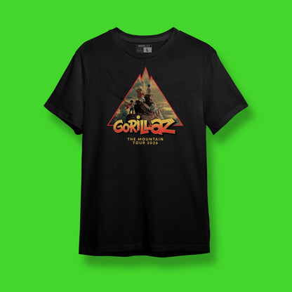 Camiseta Gorillaz The Mountain Tour 2026 – Edición Coleccionista | Polo Geek 100% Algodón