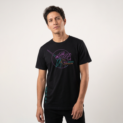 Camiseta Neon Genesis Evangelion – EVA-01 Neon | Polo Geek 100% Algodón